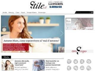 Screenshot sito: Stile.it