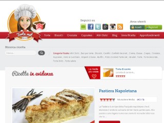 Screenshot sito: Torte.net