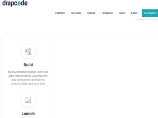 Screenshot sito: Drapcode