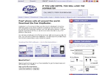 Screenshot sito: VoipBuster