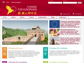 Screenshot sito: Cinese per Europei