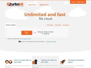 Screenshot sito: Turbobit
