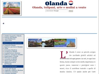 Screenshot sito: Olanda.cc