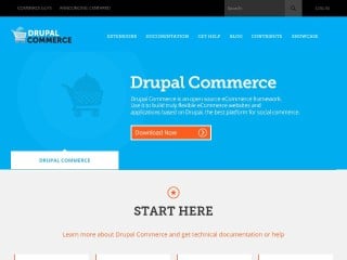 Screenshot sito: Drupal Commerce