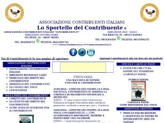Screenshot sito: Contribuenti.it
