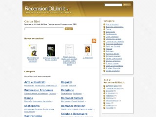Screenshot sito: RecensioniDiLibri.it