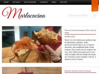 Screenshot sito: Marla Cucina