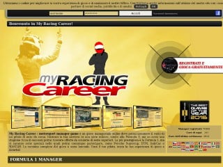 Screenshot sito: My Racing Career