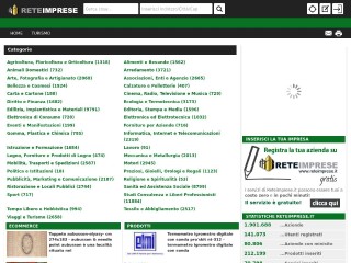 Screenshot sito: ReteImprese.it