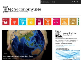 Screenshot sito: Tech Economy