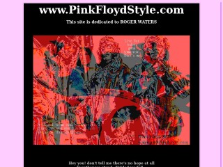 Screenshot sito: Pink Floyd Style