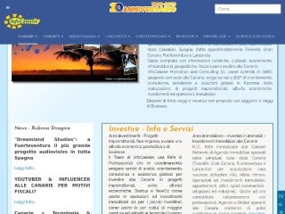 Screenshot sito: InfoCanarie.com