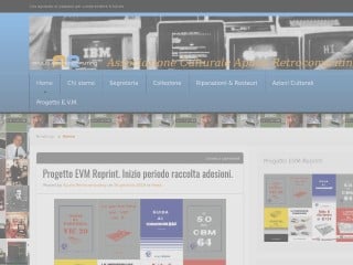 Screenshot sito: Apulia Retrocomputing