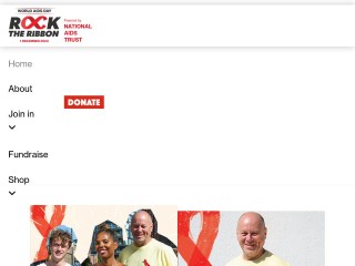 Screenshot sito: World Aids Day