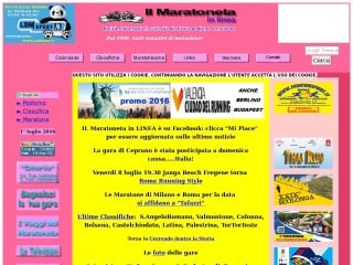 Screenshot sito: IlMaratoneta