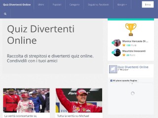 Screenshot sito: Quiz Divertenti Online