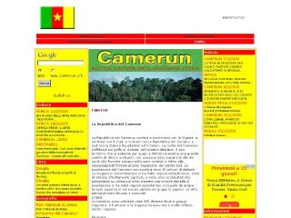 Screenshot sito: Camerun.it