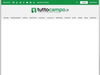 Screenshot sito: TuttoCampo.it