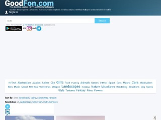 Screenshot sito: Goodfon