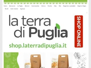 Screenshot sito: La Terra di Puglia