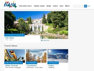 Screenshot sito: Turisti a 4 zampe