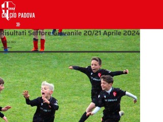 Screenshot sito: Padova