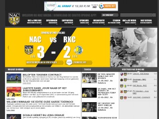 Screenshot sito: NAC Breda