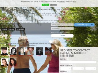 Screenshot sito: Dating-Senior.net