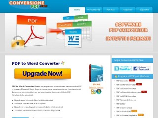 Screenshot sito: Wondershare PDF to Word Converter
