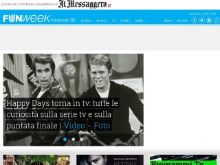 Screenshot sito: Funweek