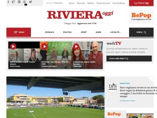Screenshot sito: RivieraOggi