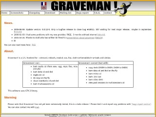 Screenshot sito: Graveman