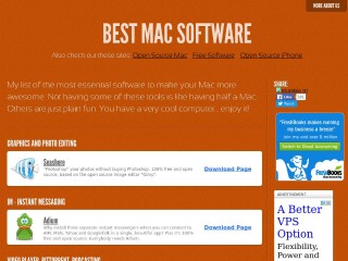Screenshot sito: BestMacSoftware.org