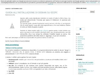 Guida installazione Debian su EEEPC