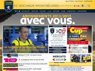 Screenshot sito: Sochaux
