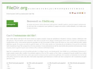 Screenshot sito: FileOpen