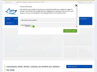 Screenshot sito: CrociereOk