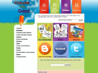 Screenshot sito: ColorMeGood