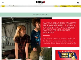 Screenshot sito: Donnad.it