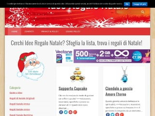 Screenshot sito: IdeeRegaloNatale
