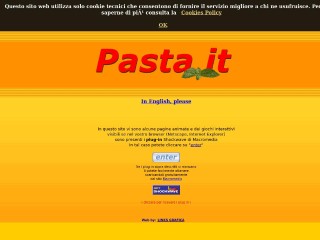 Screenshot sito: Pasta.it