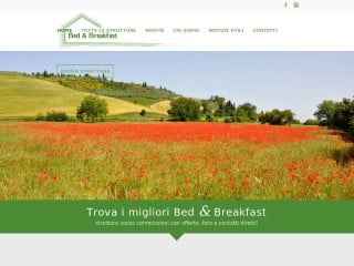 Screenshot sito: Bed and Breakfast Europe