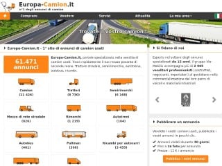 Screenshot sito: Europa-camion.it
