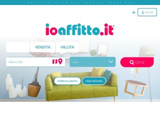 Screenshot sito: IoAffitto.it