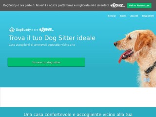 Screenshot sito: Dogbuddy
