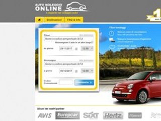 Screenshot sito: Autonoleggio-online.it