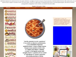 Screenshot sito: Pastiera.it