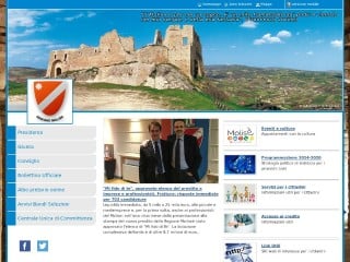 Screenshot sito: Regione Molise