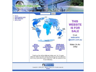 Screenshot sito: Webcam-index.com