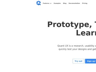 Screenshot sito: Quant-UX